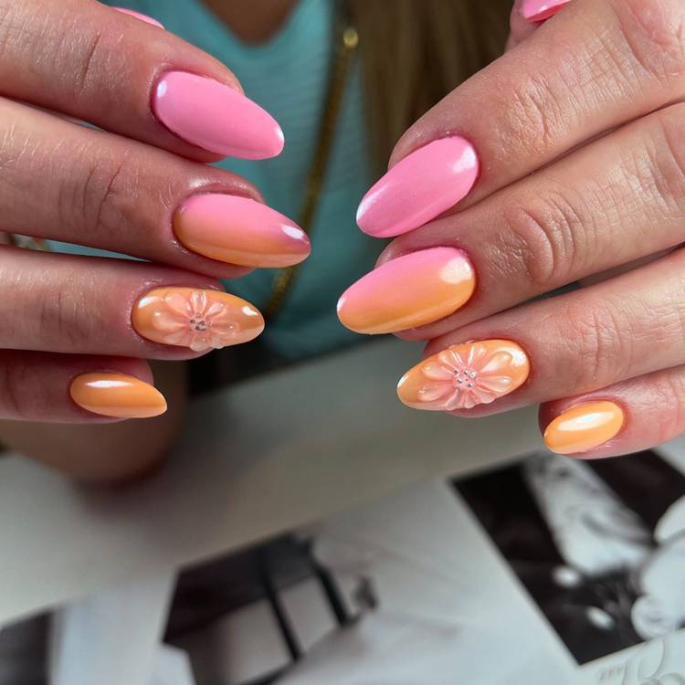 3D accent nail