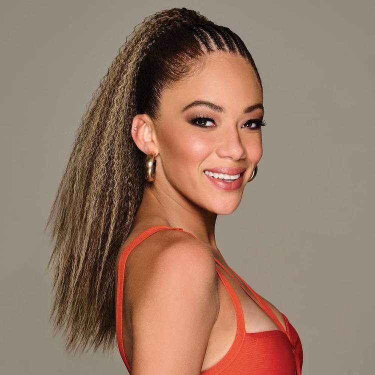 Crimped hairstyle