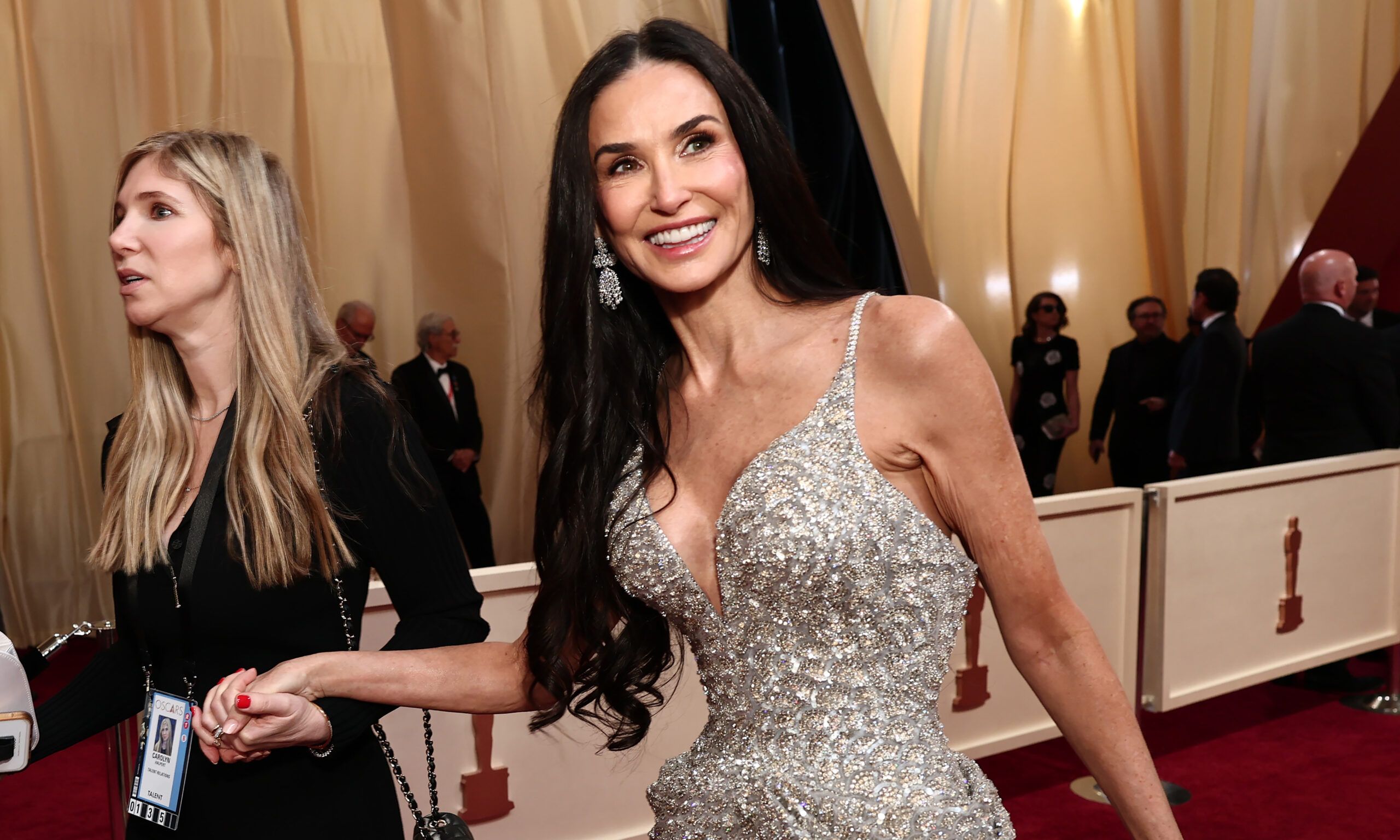 Demi Moore attends the 97th Annual Oscars at Dolby Theatre on March 02, 2025 in Hollywood, California.