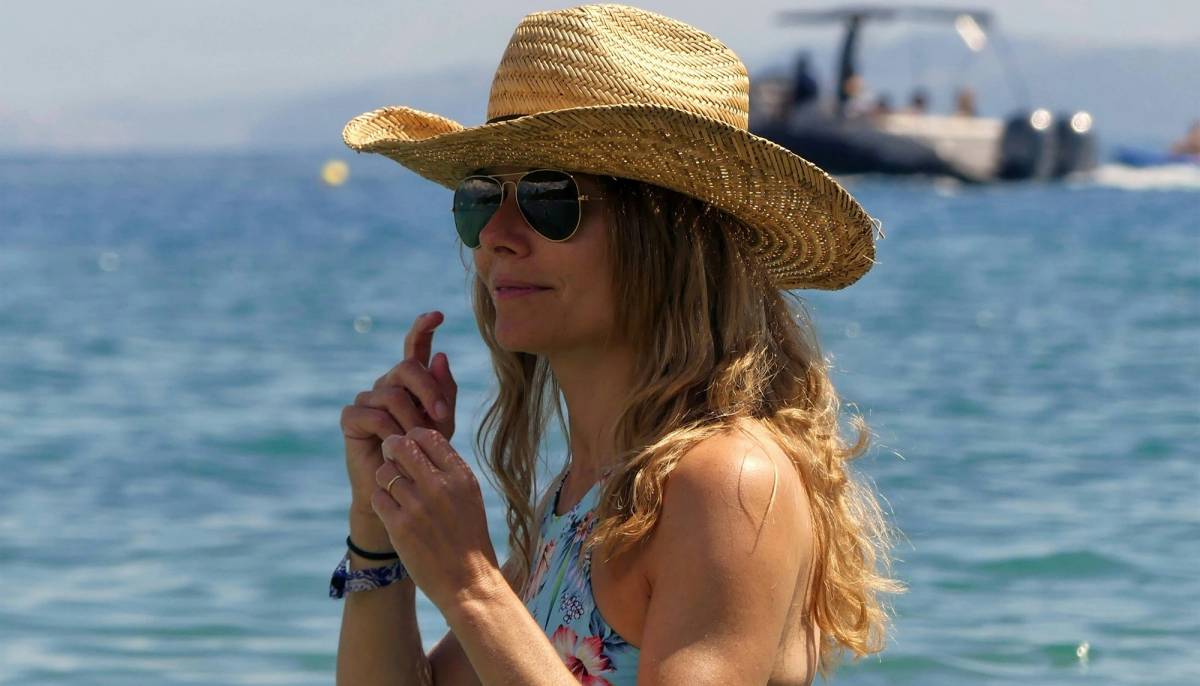 woman at the beach