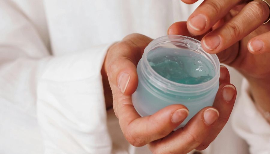 holding gel skin-care product
