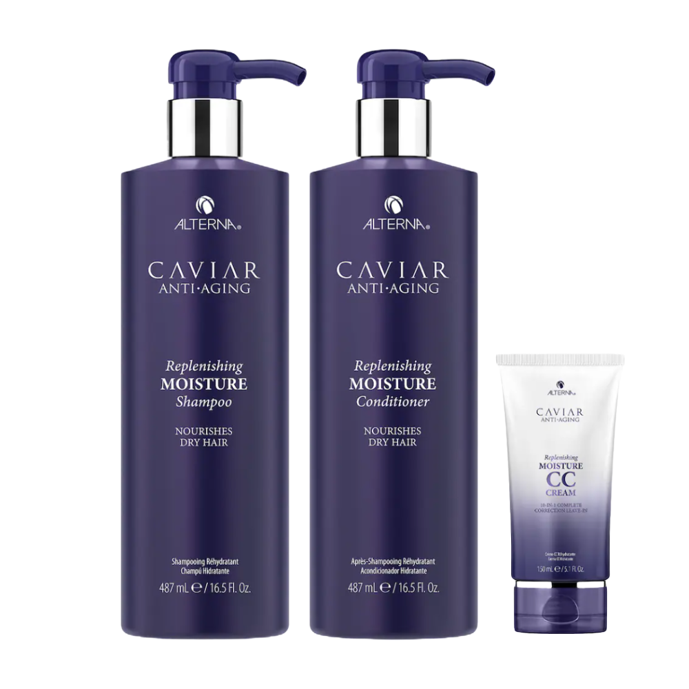 Alterna Caviar Anti-Aging Replenishing Moisture Trio ($100)