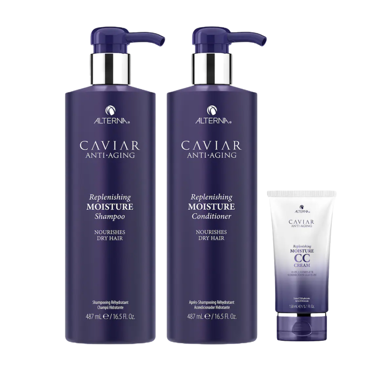 Alterna Caviar Anti-Aging Replenishing Moisture Trio ($100)