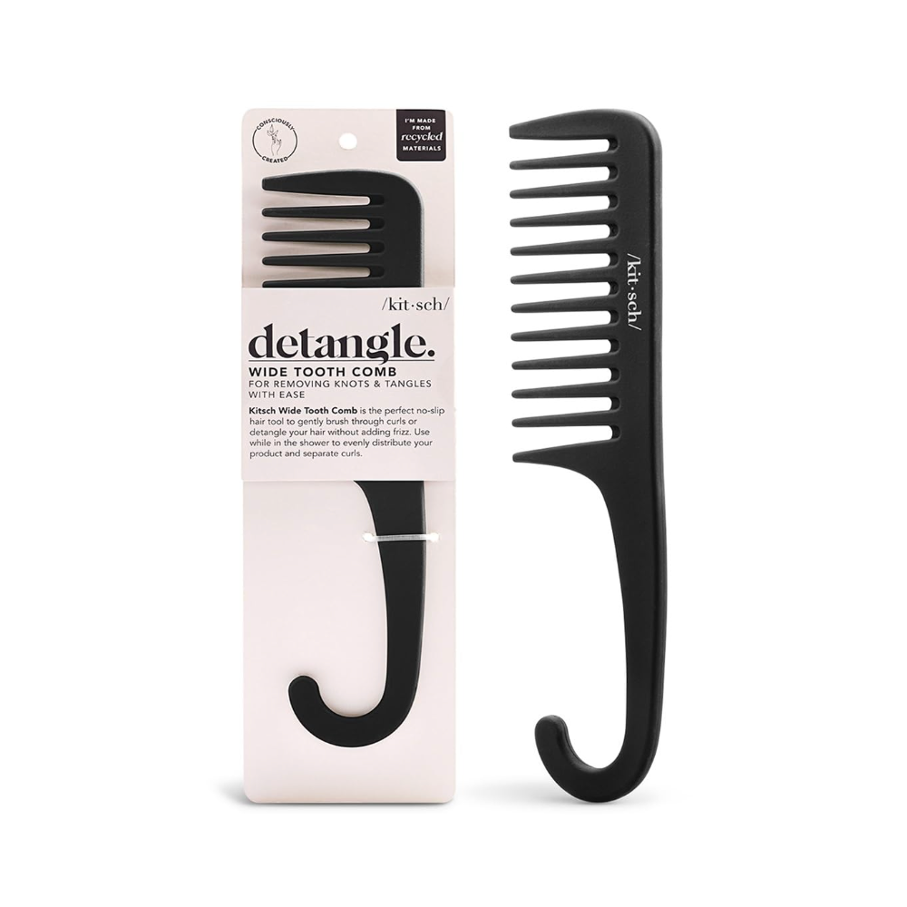 Kitsch Wide Tooth Detangler Comb