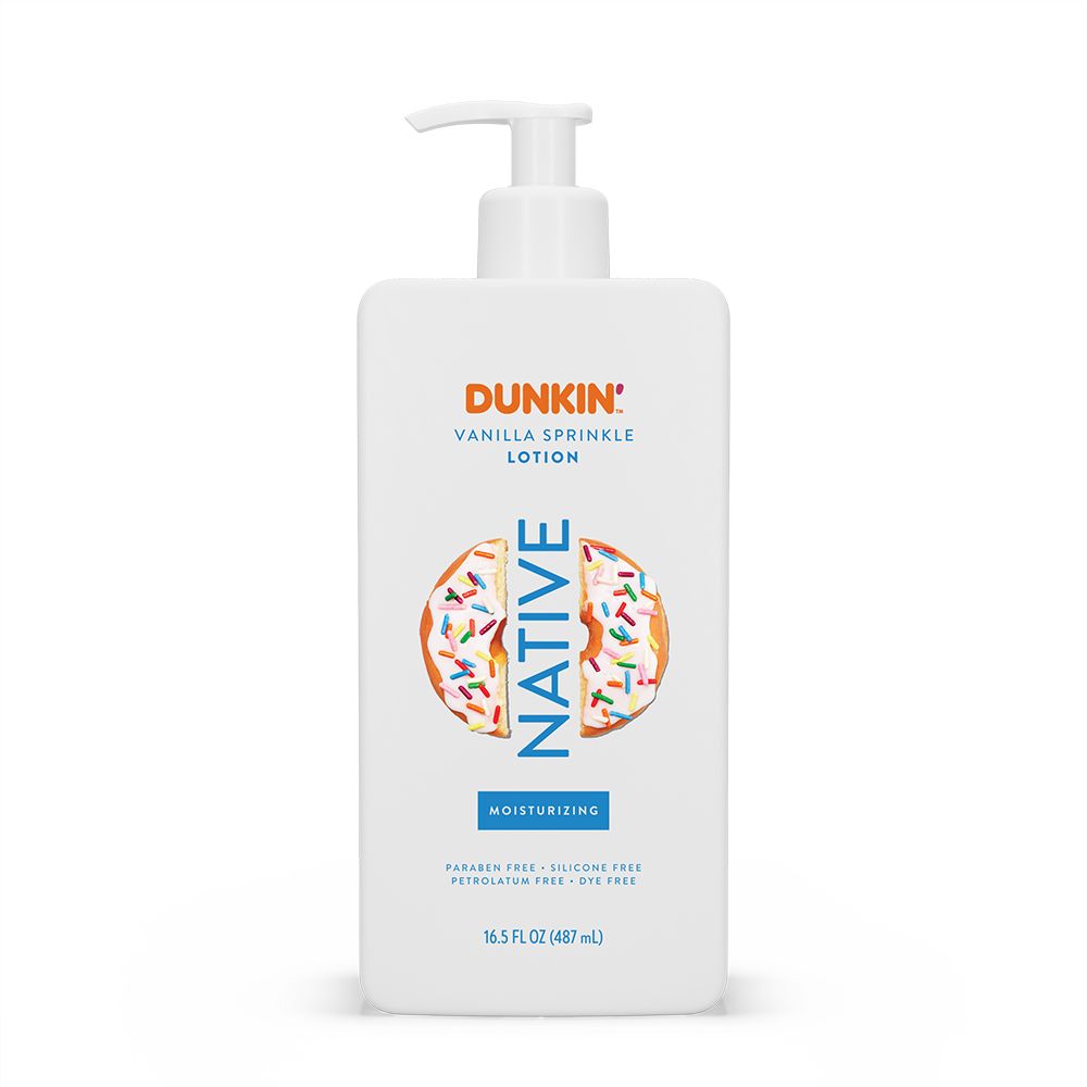 dunkin vanilla sprinkle lotion