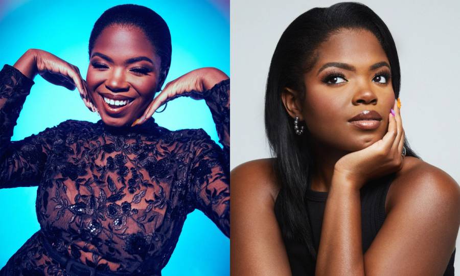 Side by side images of Kyanna Simone