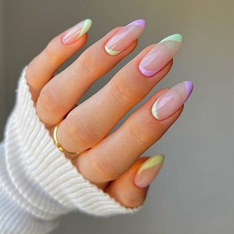 Pastel French cuffs