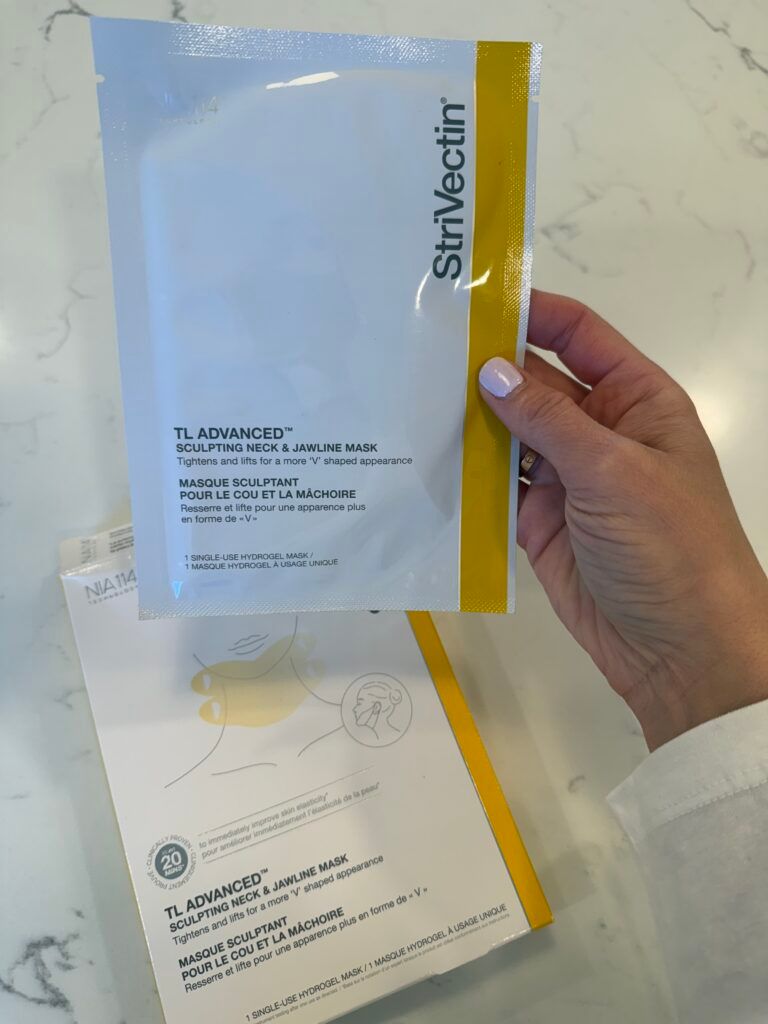strivectin neck and jawline mask review