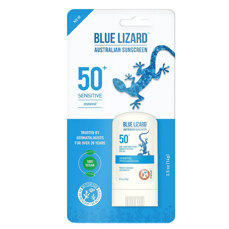 Blue Lizard Sensitive Mineral Sunscreen Stick SPF 50