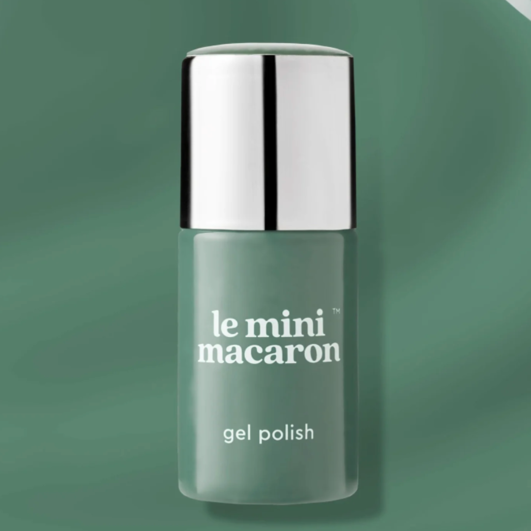 Le Mini Macaron Gel Polish in Smoky Matcha ($13)
