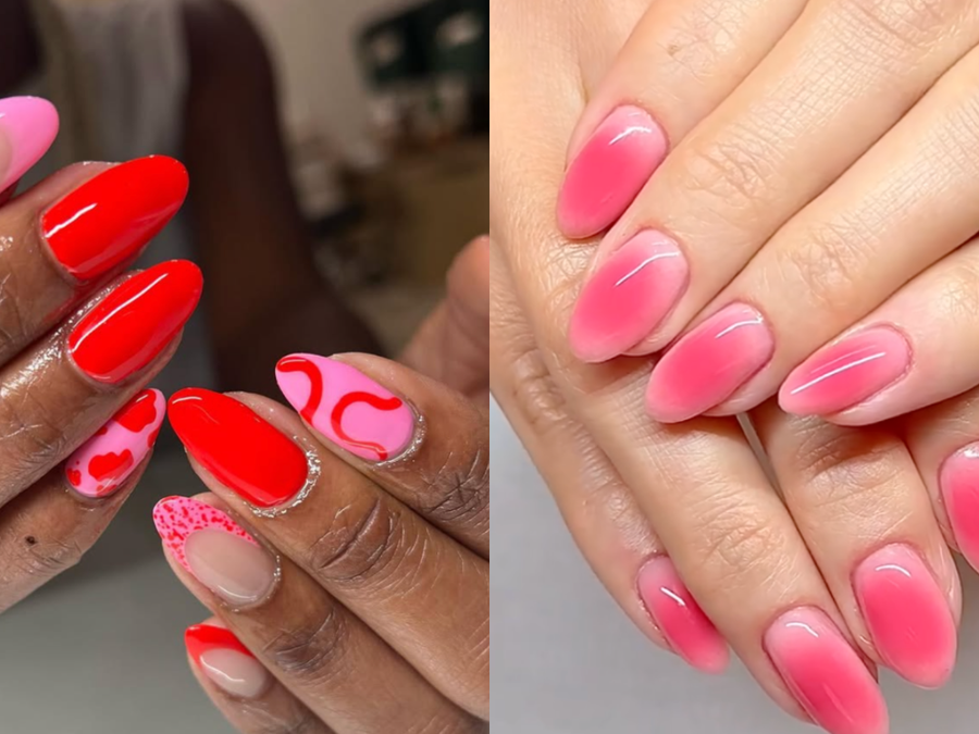 valentines day nails