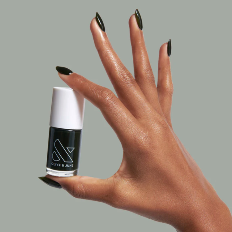 Olive &amp; June in It's Actually Dark Green ($9)