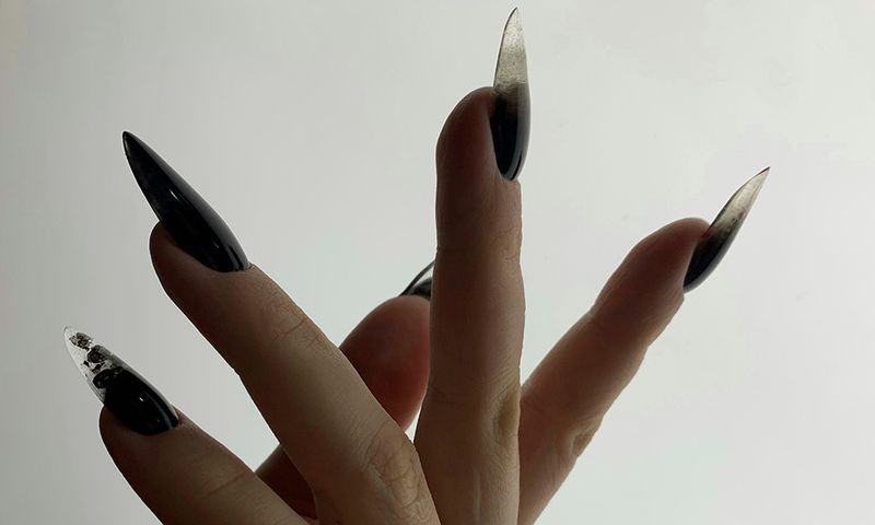 long black nails