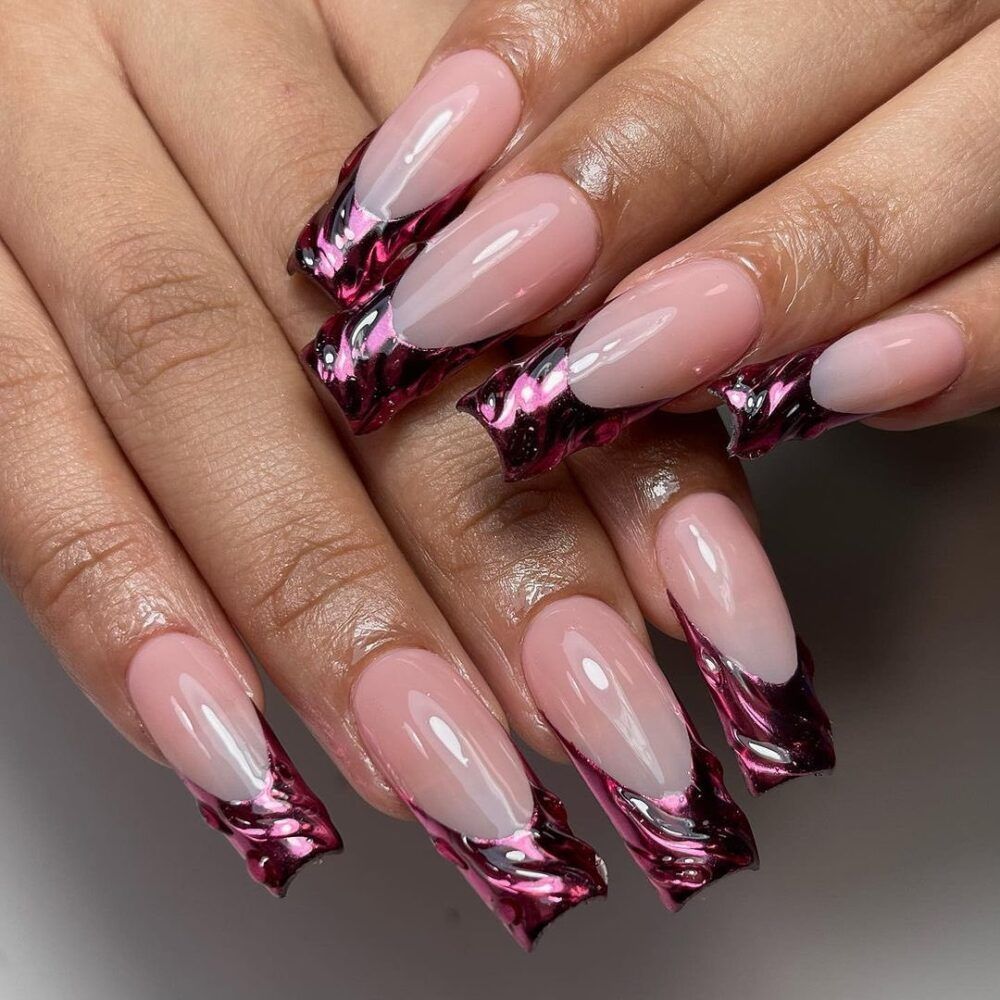 Black-Cherry Metal Tips