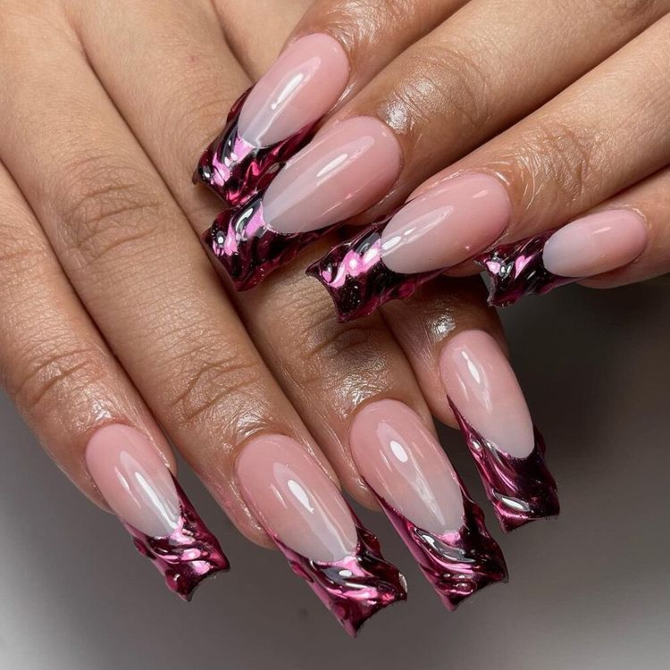 Black-Cherry Metal Tips