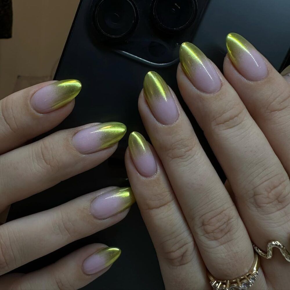 Lemon-Lime Chrome Tips