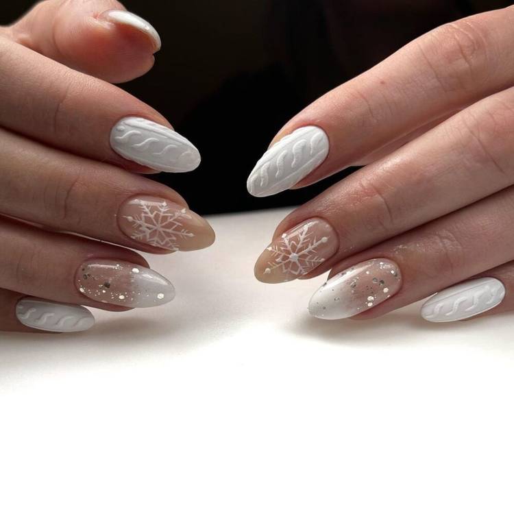 Mixed Winter Nails