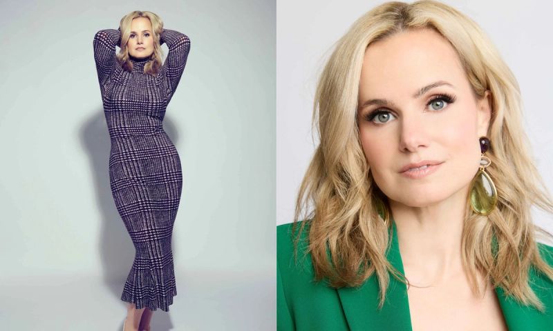 side by side images of actress Lauren Buglioli