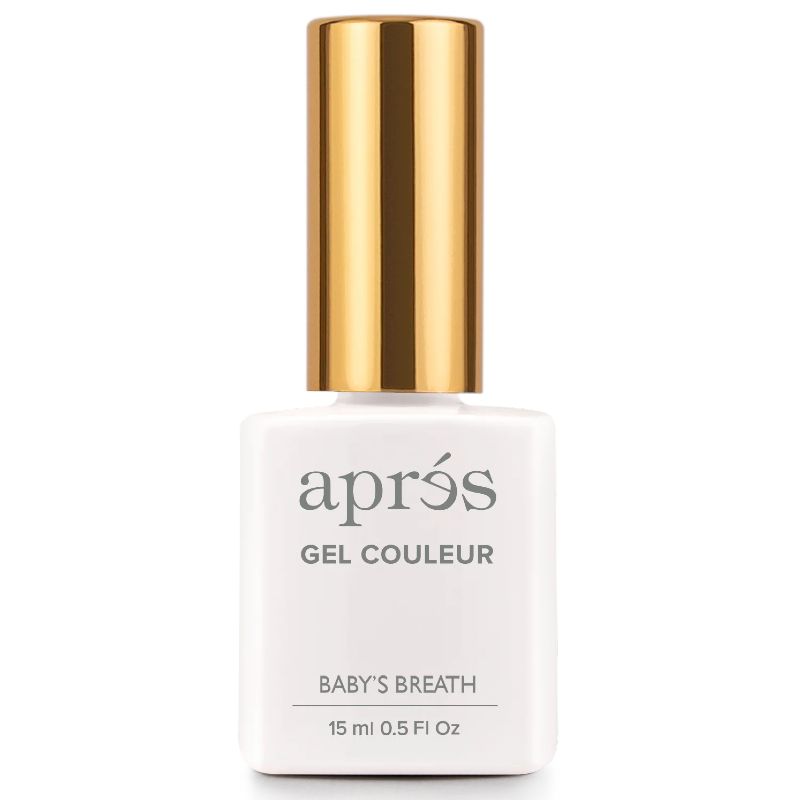 bottle of Apres Nail off-white polish