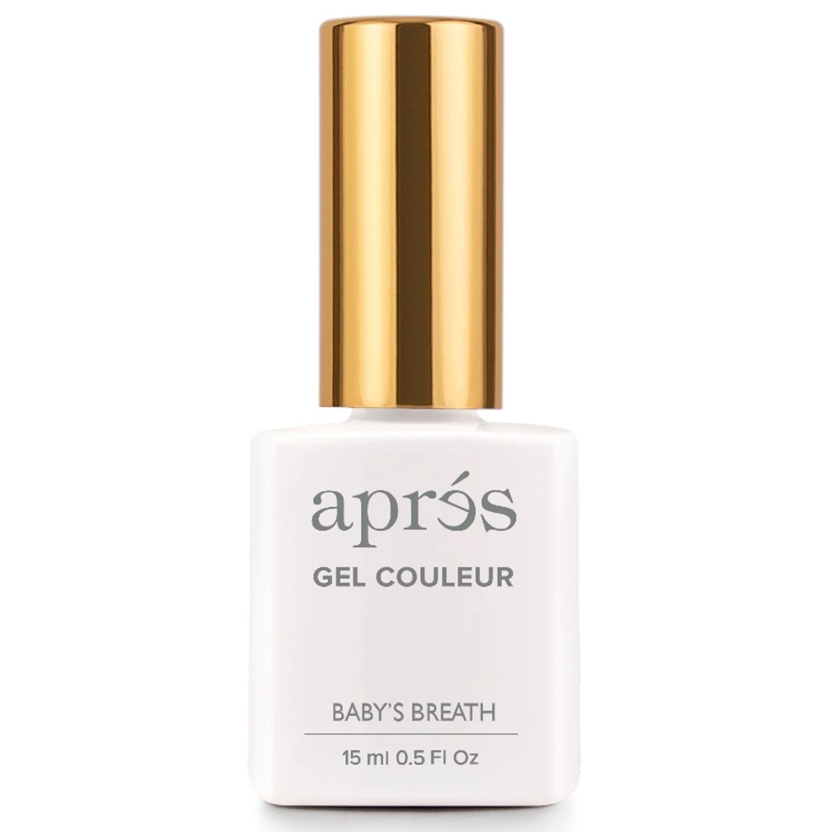bottle of Apres Nail off-white polish