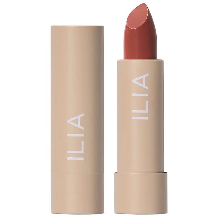 ILIA Color Block Lipstick in Cinnabar ($28)