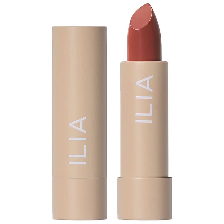 ILIA Color Block Lipstick in Cinnabar ($28)