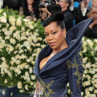 Regina King attends the 2025 Met Gala Celebrating "Superfine: Tailoring Black Style" at Metropolitan Museum of Art on May 05, 2025 in New York City.