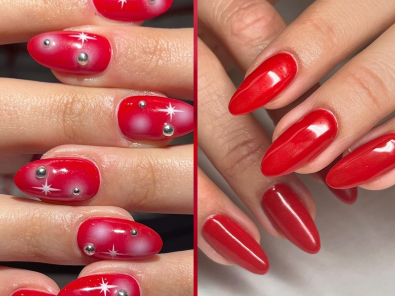 Winter Red Nails: 7 Red Nail Ideas for Winter