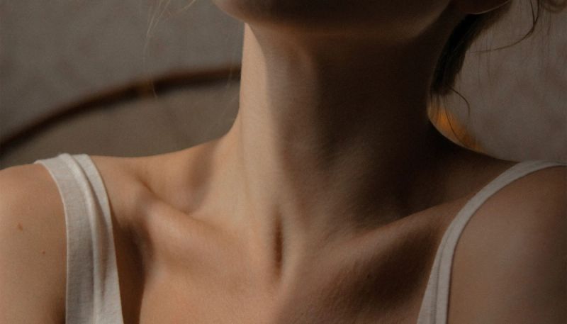 woman's neck