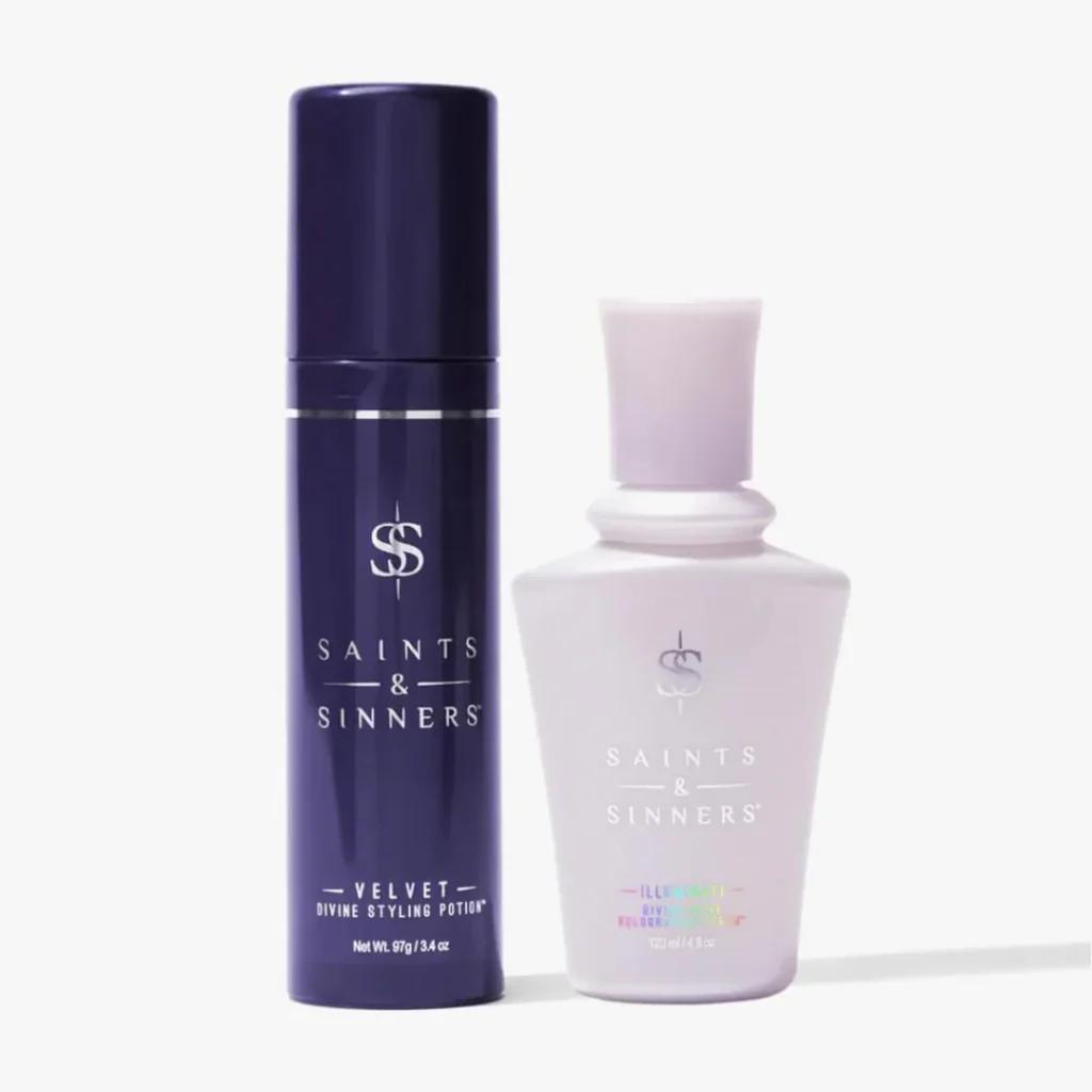 Saints & Sinners Illuminati and Velvet Divine Styling Potion (Ultimate Blowout Duo)