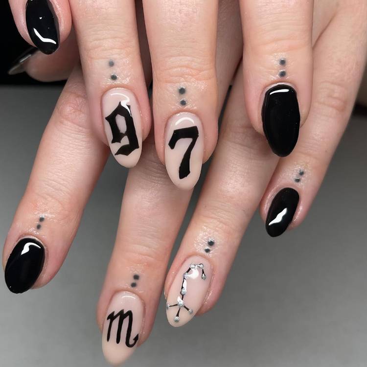 Birth Year Nails