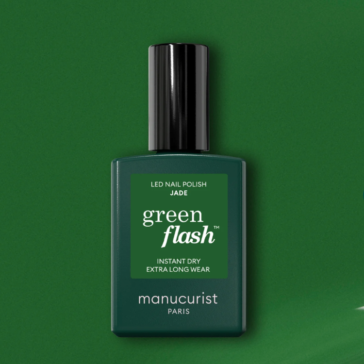 Manicurist Paris Green Flash LED Gel Polish in Jade ($19)