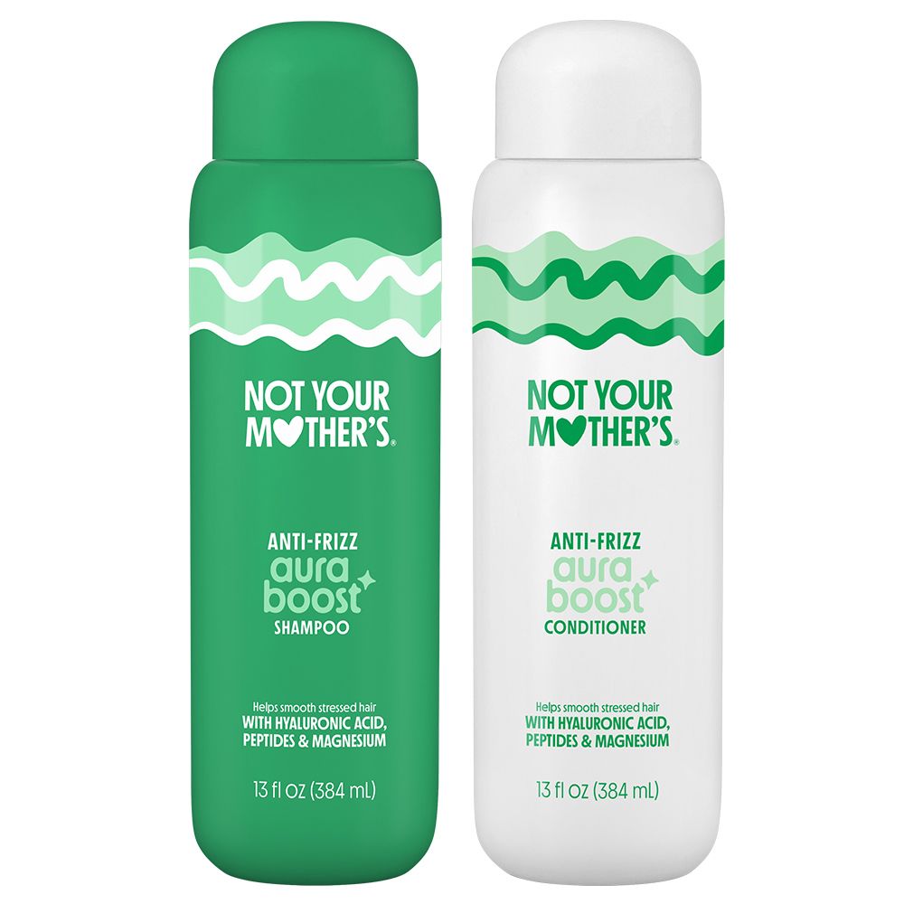 Not Your Mother's Aura Boost Anti-Frizz Shampoo and Conditioner ($11 each)
