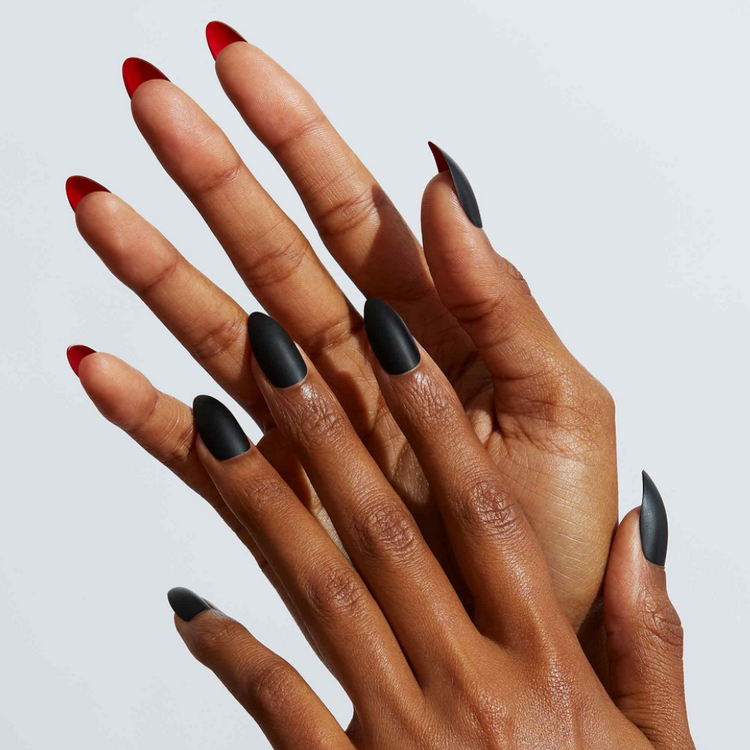 Static Nails Caviar Almond Press Ons ($20)