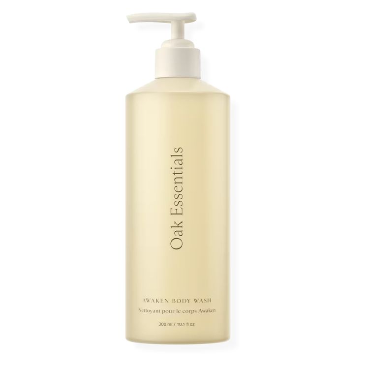 oak essentials awaken body wash