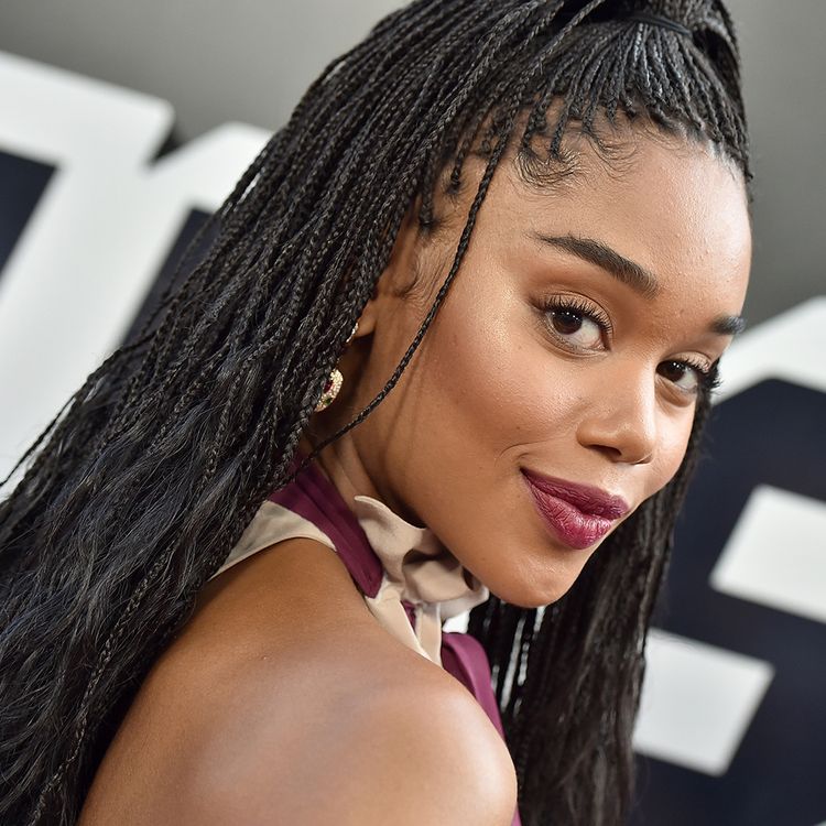 box braid half-up ponytail
