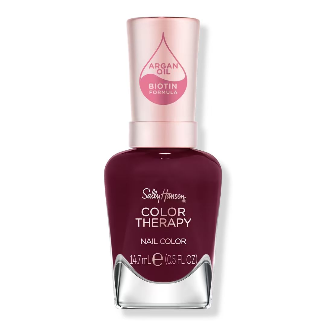 Sally Hansen Color Therapy Nail Polish in Rise and Wine ($10)