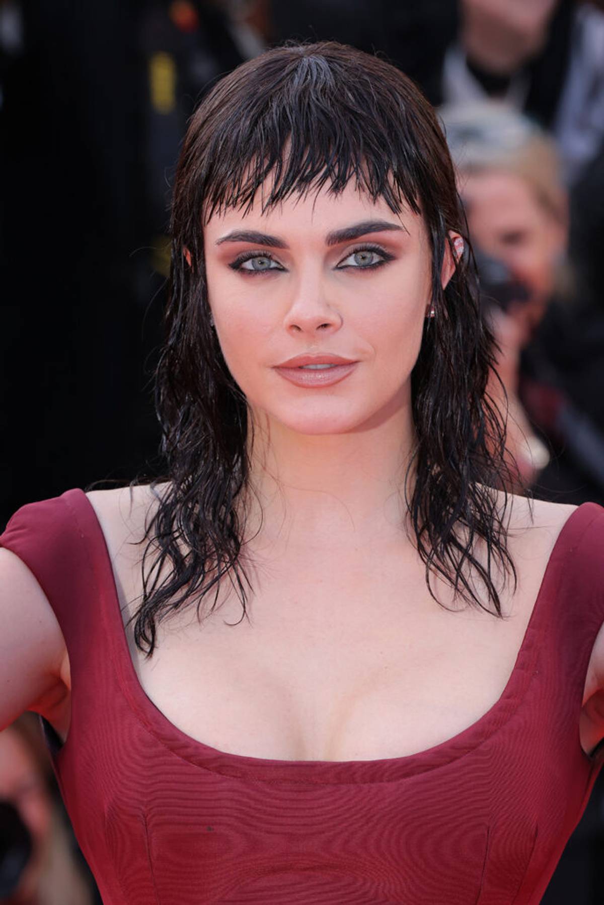 Cara Delevingne attends the "The History Of Sound" red carpet at the 78th annual Cannes Film Festival at Palais des Festivals on May 21, 2025 in Cannes, France.