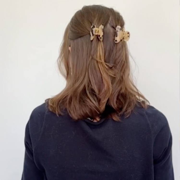 Double claw clips