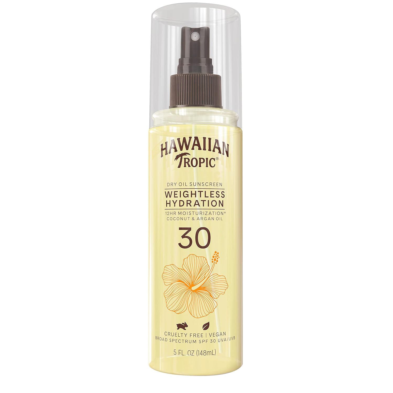 Hawaiian Tropic Weightless Hydration Dry Oil Sunscreen SPF 30 ($15)