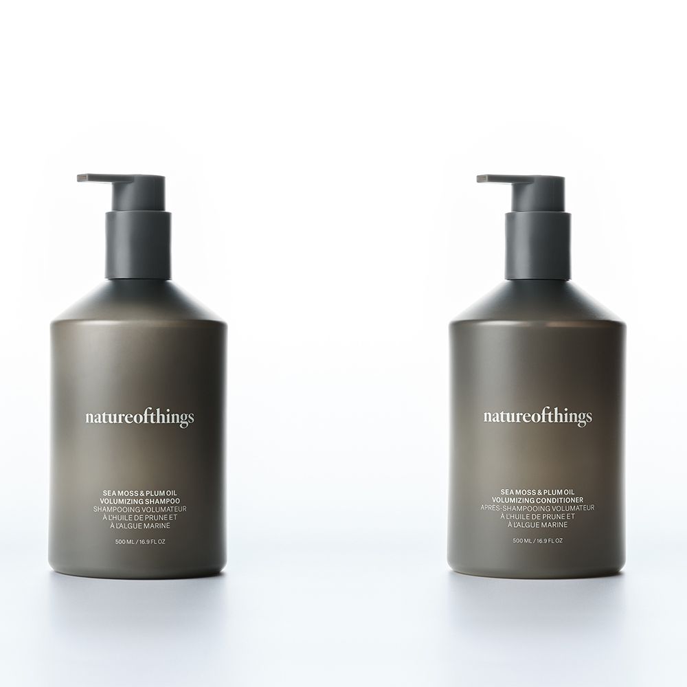 Nature of Thing Sea Moss & Plum Oil Volumizing Shampoo and Conditioner
