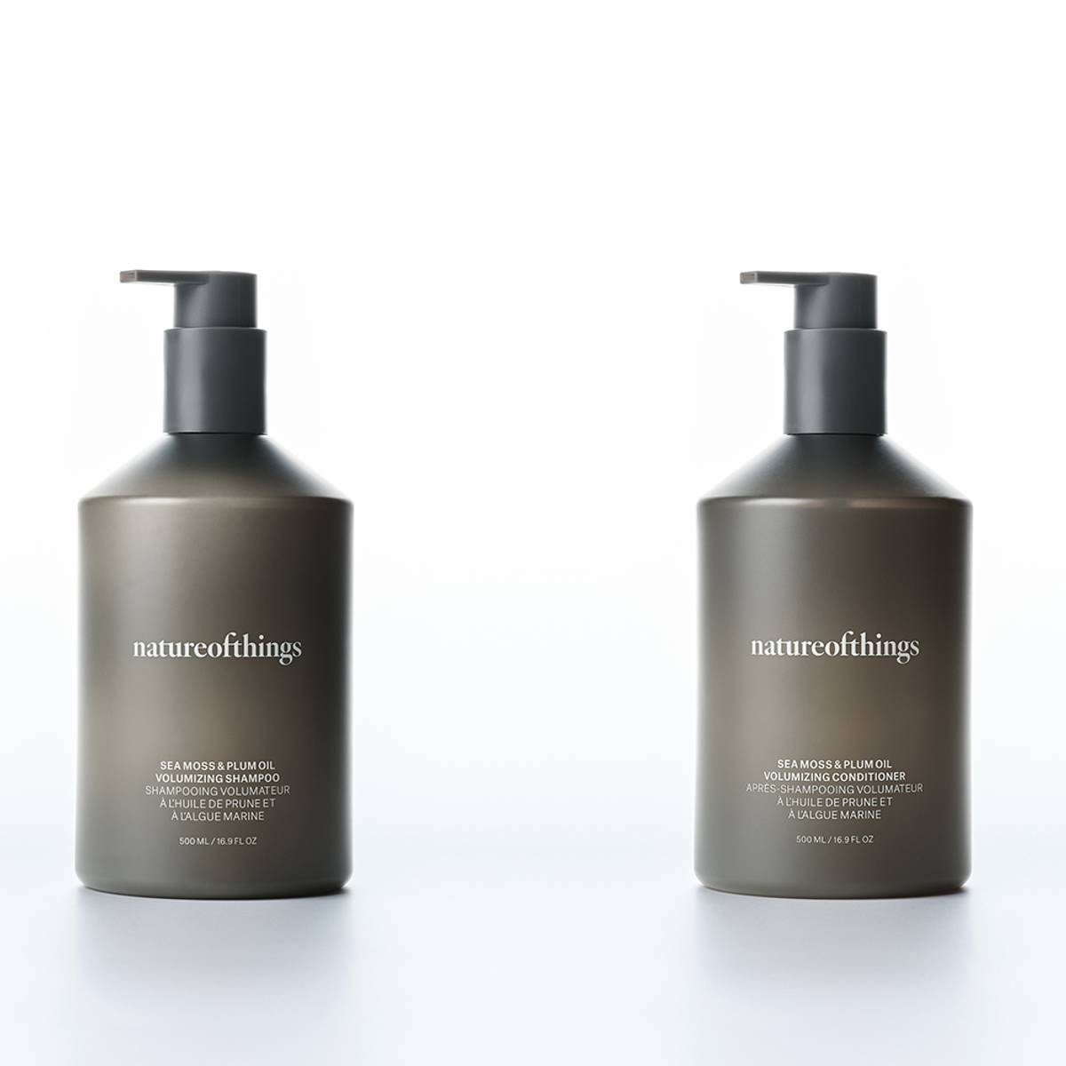 Nature of Thing Sea Moss & Plum Oil Volumizing Shampoo and Conditioner