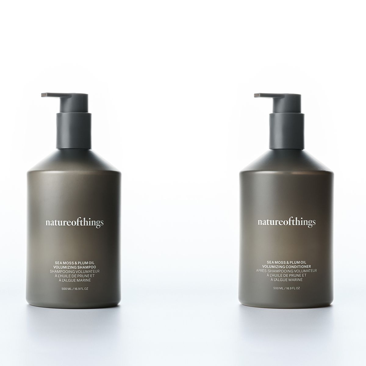 Nature of Thing Sea Moss & Plum Oil Volumizing Shampoo and Conditioner