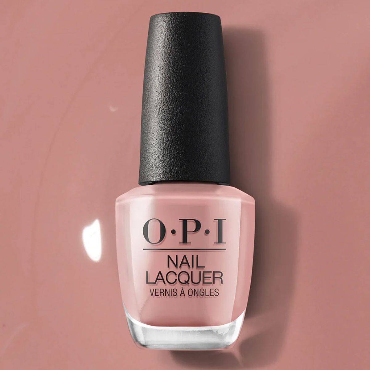 a bottle of opi barefoot in barcelona