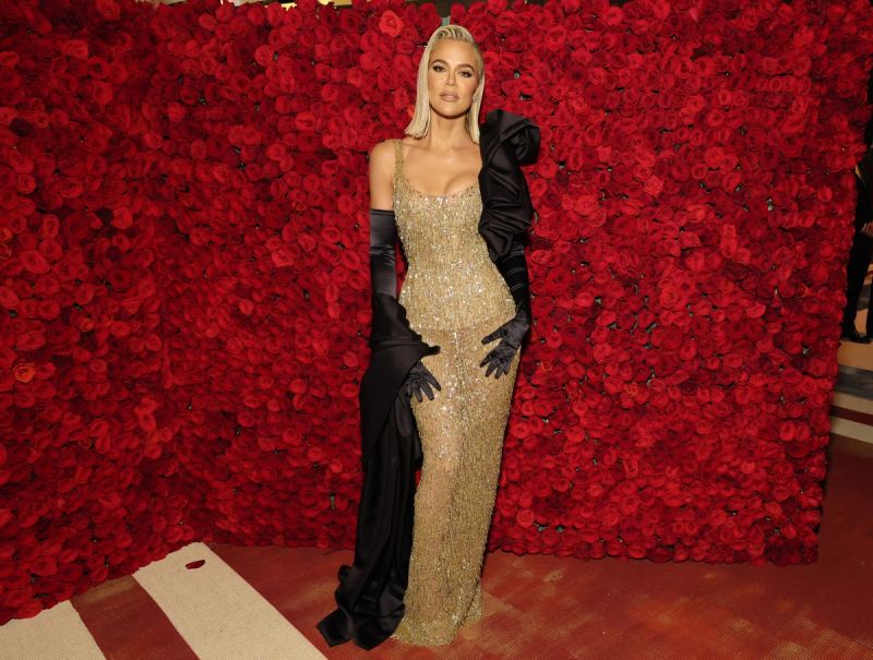 Khloé Kardashian attends The 2022 Met Gala Celebrating "In America: An Anthology of Fashion" at The Metropolitan Museum of Art on May 02, 2022 in New York City.
