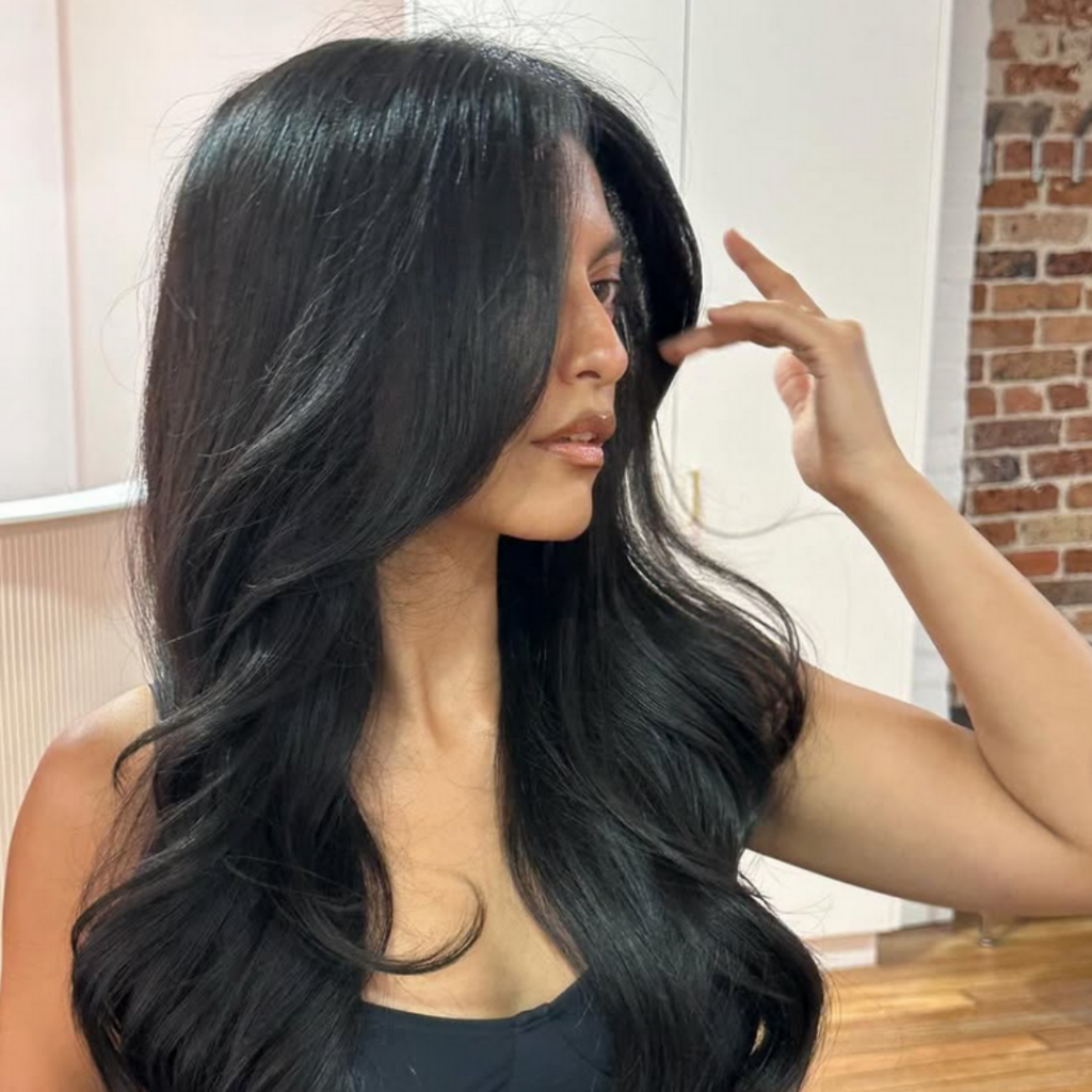 timeless way to style long hair