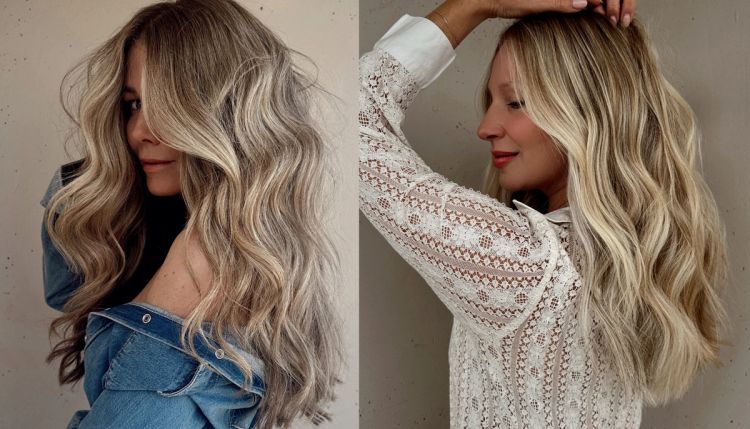 vanilla latte blonde hair