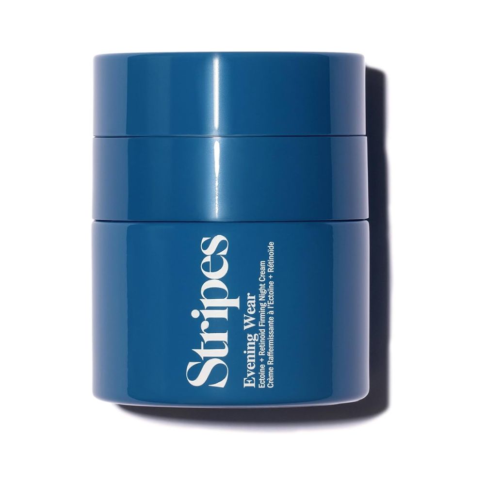 stripes evening wear