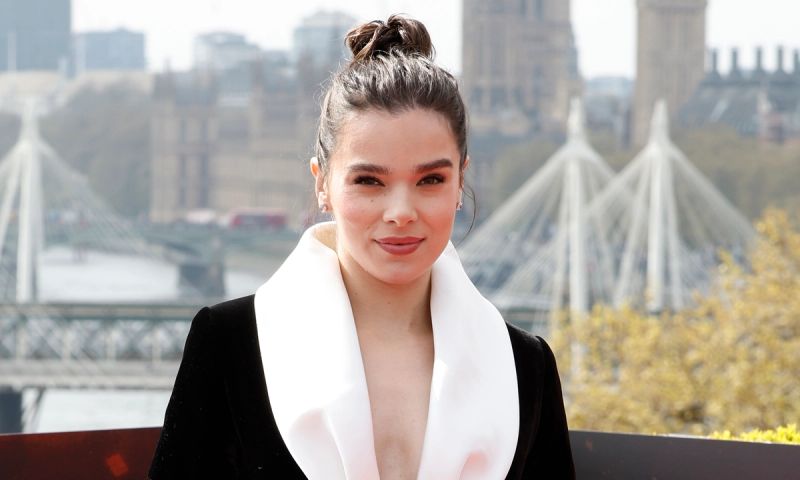 Hailee Steinfeld attends the "Sinners" Photocall on April 13, 2025 in London, England.
