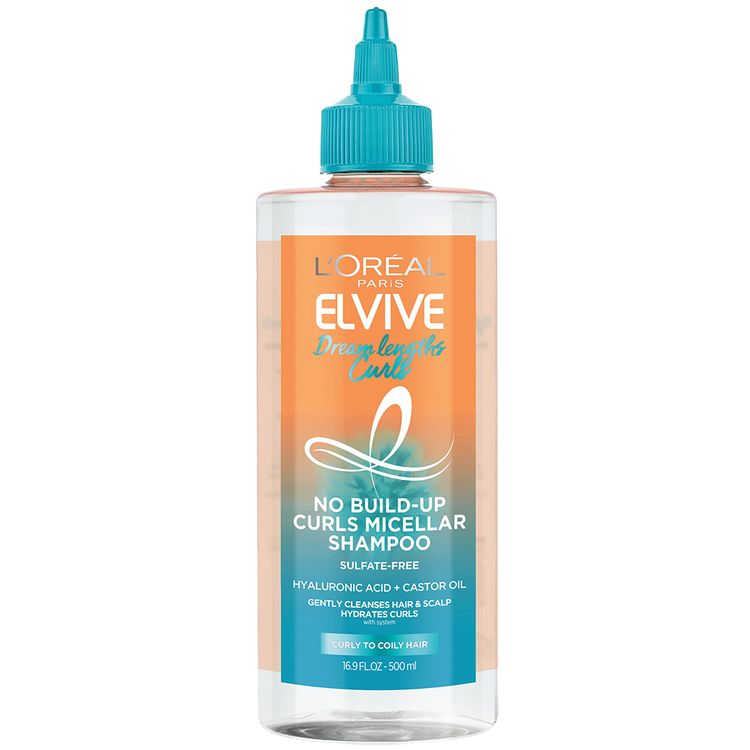 L  ’Oréal Paris Elvive Dream Lengths Curls No Build-Up Micellar Shampoo ($13)